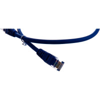 Патч-корд LANMASTER RJ45-RJ45, 4 пары, UTP, категория 5е, 0.5 м, синий, LSZH, LAN-PC45/U5E-0.5-BL