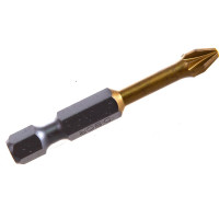 Биты фрезерованные TiN-half (10 шт; Pz2; 50 мм) D.BOR D-THT-PZ02-050-010