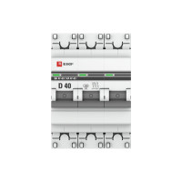 Автоматический выключатель EKF 3P, 40А, (D) 4,5kA, ВА 47-63, PROxima mcb4763-3-40D-pro