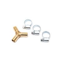 Разветвитель Y-образный елочка 10 мм с хомутами ROCKFORCE RF-E102-5/3(1770)