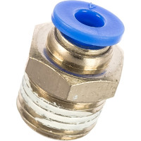 Фитинг для пластиковых трубок (4 мм; 1/4М) ROCKFORCE RF-SPC04-02(2084)