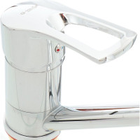 Смеситель для кухни G-lauf с плоским поворотным изливом, хром 4G4-A181