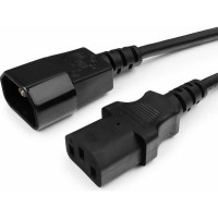 Кабель питания Cablexpert системный блок-монитор, C13-C14, 1.8м, 3x1кв.мм., черный PC-189-1-1.8M