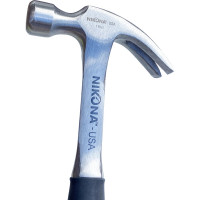 Столярный молоток NIKONA Roughneck ANTISHOCK с обрезиненной рукояткой, 16oz 60-631
