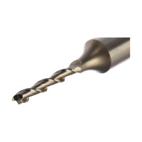 Фреза двухзаходная быстрорежущая по алюминию HSS (2x10x54x6 мм; Z=2; HSS Co8) CUT2 20053