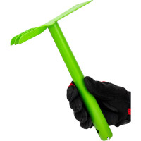 Комбинированная мотыжка PALISAD трапеция, 3 витых зуба, цельнометаллическая 626097