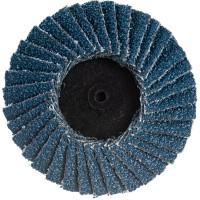 Круг лепестковый торцевой по металлу (50х22 мм; Р80; крепление Roloc) Русский Мастер РМ-70242