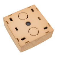 Розетка NILSON 1OП тв проходная 11dB клен Themis wood 26281032