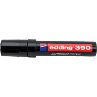 Перманентный маркер EDDING клиновидный наконечник, 4-12 мм, черный E-390#1