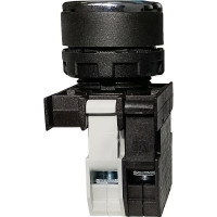Нажимная круглая кнопка Emas синяя, 250 В AC, 4 А, 12-30 В AC/DC, B170DM