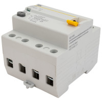 Устройство защитного отключения IEK ВД1-63S УЗО, 4Р, 40А, 100мА MDV12-4-040-100