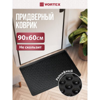 Резиновый антиусталость коврик VORTEX 60x90 см, черный 24248