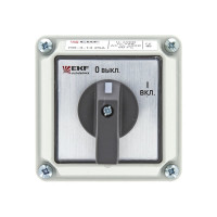 Кулачковый переключатель EKF PROxima ПК-3-13 25А, 3P, "ВКЛ-ВЫКЛ", IP54 pk-3-13-25