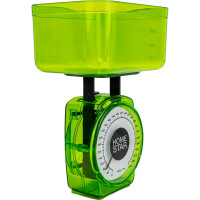 Кухонные механические весы HomeStar HS-3004М, 1 кг, цвет зеленый 002796