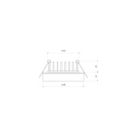 Встраиваемый светильник Elektrostandard DSKR80 5W 4200K BK черный a049707