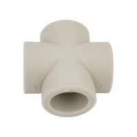 Крестовина RTP PN25 D25 серая 10923