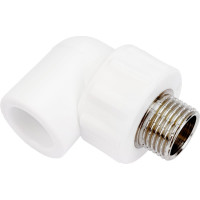 Угольник RTP PN25 комбинированный, наружная резьба, D32х1/2 мм 10804