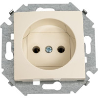 Розетка Simon 2P, 16А, 250В, винтовой зажим, слоновая кость 20 1591431-031