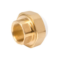 Комбинированная разъемная муфта - американка Blue Ocean полипропиленовая, ВР - 32x1 PPRF/UAF(W)-32