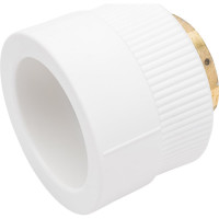 Комбинированная муфта Blue Ocean полипропиленовая, ВР - 63x1 1/2 под ключ PPRF/HTIA(W)-63х1 1/2"