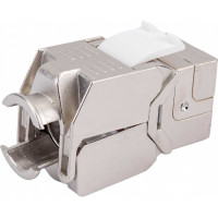 Вставка Hyperline KJ8-8P8C-C6-180-TLS-SH-F-WH Keystone Jack RJ-45 8P8C, категория 6, экранированная 426188