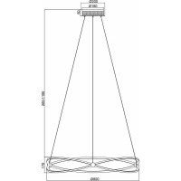 Подвесной светильник Maytoni Weave MOD062PL-L56CH3K