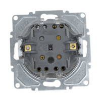 1-клавишный переключатель GUNSAN Eqona белый 16401100-250107