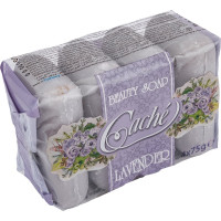 Туалетное мыло для ухода Cache 4 pcs X 75gr X 24 экопак лаванда CLS0006