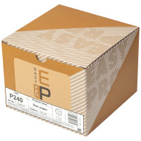 Круг абразивный на бумаге 150 мм, P240, 15 отв., 100 шт EASY PRO 7024010