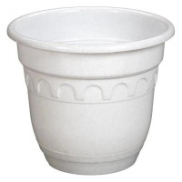 Горшок Колывань с поддоном Martika 10 л, диам. 30 см, мрамор С96М