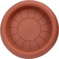 Горшок с поддоном Martika Эдельвейс 5.3 л, диам. 24 см, терракотовый С193Т