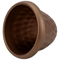 Горшок для растений с поддоном Martika Розетта 1.7 л, диам. 170 мм, золотой С126ЗОЛ