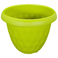 Горшок для растений с поддоном Martika Розетта 1.7 л, диам. 170 мм, зеленый С126ЗЕЛ