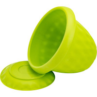 Горшок для растений с поддоном Martika Розетта 4.9 л, диам. 245 мм, зеленый С128ЗЕЛ