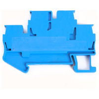 Самозажимной зажим STEKKER 4-проводной проходной 2 уровня ЗНИ - 2,5, JXB ST 2,5, синий LD555-2-25 39973