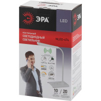 Настольный светильник ЭРА NLED-474-10W-W белый Б0038589