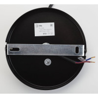 Металлический подвес ЭРА PL10 BK E27, max 60W, d135 мм, черный Б0037457