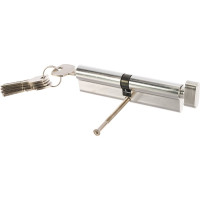 Цилиндровый механизм с вертушкой AJAX AX202/120 mm 55+10+55 CP хром 5 кл. 41301