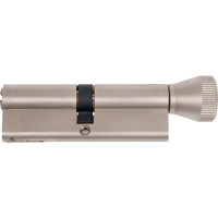 Цилиндровый механизм с вертушкой MOTTURA DPC1F4646 S3 92мм/41+10+41 сатин.никель 5+1 кл.35379