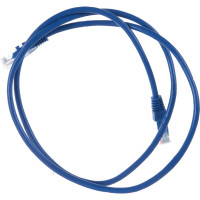 Патч-корд TWT RJ45-RJ45, 4 пары, UTP, категория 5е, 1 м, синий, 45-45-1.0-BL