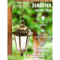Садово-парковый светильник Camelion Адель1 черный + бронза PP4105 C64 НСУ 06-60-001 У1 13851