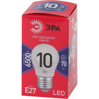 Светодиодная лампа ЭРА LED P4510W865E27 R, шар,10Вт, холодный, E27 Б0045355