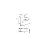Смеситель на борт ванны Aquanet AF430-61С Pragmatic хром 00216771