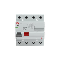 Устройство защитного отключения EKF DV, 4P, 40А/300мА, S, AVERES rccb-4-40-300-s-av