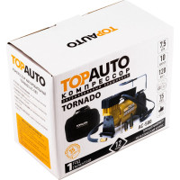 Автомобильный поршневой компрессор TopAuto AUTOSTART TORNADO АС-580 универсальные АС 580S