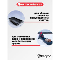 Сани для рыбаков Ресурс 001, 865х460х130 мм, 24184