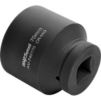 Головка ударная шестигранная удлиненная (70 мм; 1DR) AV Steel AV-740170