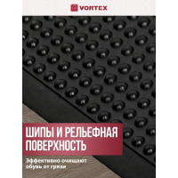 Резиновый антиусталость коврик VORTEX 60x90 см, черный 24248