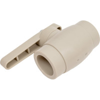 Кран шаровой RTP стандарт D32 мм, серая 27906