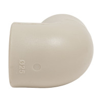 Угольник RTP PN25 90 градусов, внутр внутр D25 мм, серая 11032